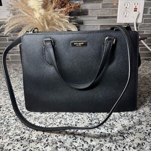 Kate Spade New York Laurel Way Reese Satchel Black Leather